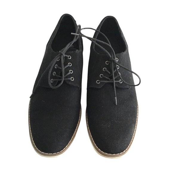 PERRY ELLIS- MENS BLACK COMFY LACE UP SHOES SIZE 11.5 - Picture 2 of 8